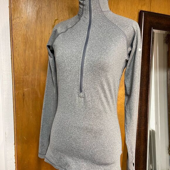Nike Pro dri fit long sleeve 1/2 zip running top - Picture 3 of 12